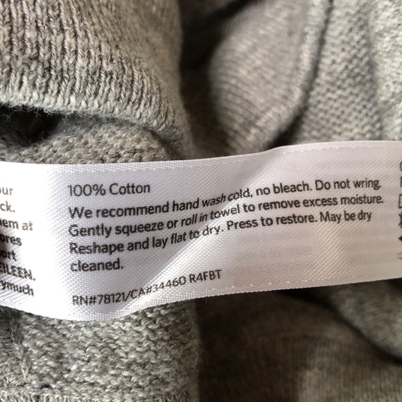 !MUST GO! Eileen Fisher Grey Crop Sweater - Picture 7 of 8